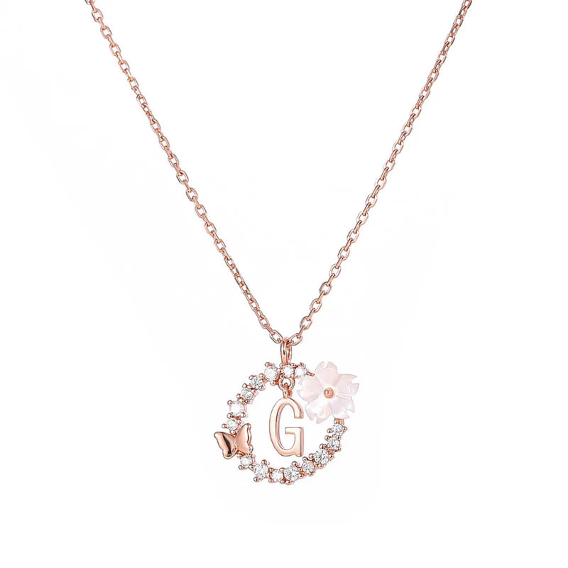 Naszyjnik z literką, S925