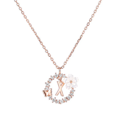 Naszyjnik z literką, S925